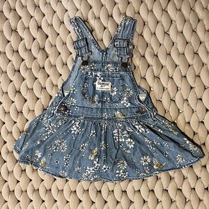 Baby Girl Oshkosh B’Gosh Jean Dress - Size 12 Months